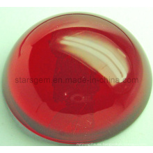 Moda sintética Cabochon Ruby CZ piedras preciosas (STG-85)